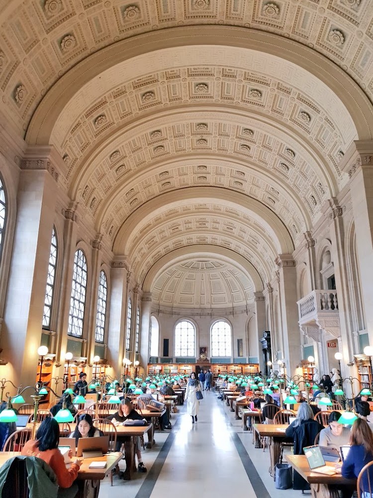 Boston Public Library - Central Library in Copley Square