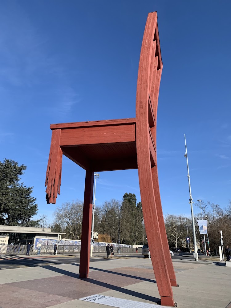 Broken Chair Sculpture