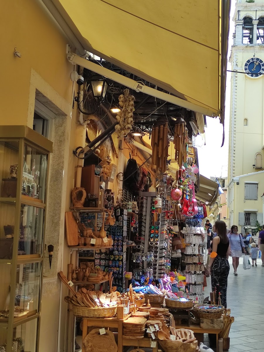 Corfu Old Town Shops
