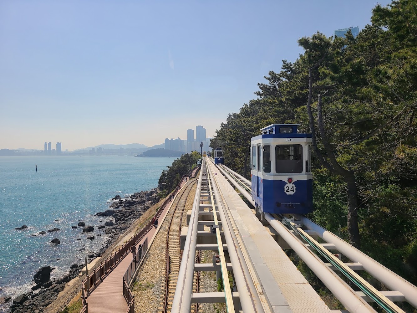 Haeundae Blueline Park - Mipo Station