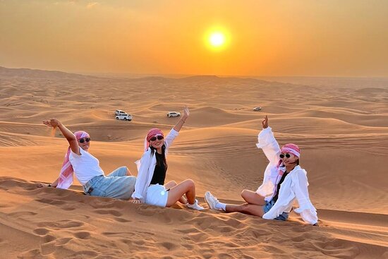 Sandboarding in the Desert