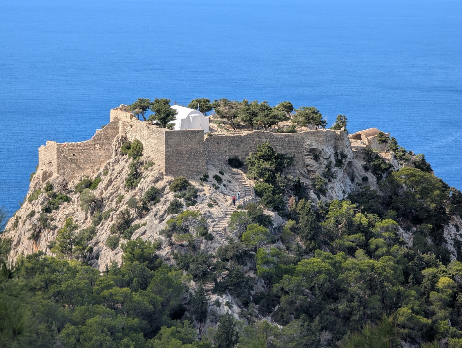 Walk around Monolithos Castle hill