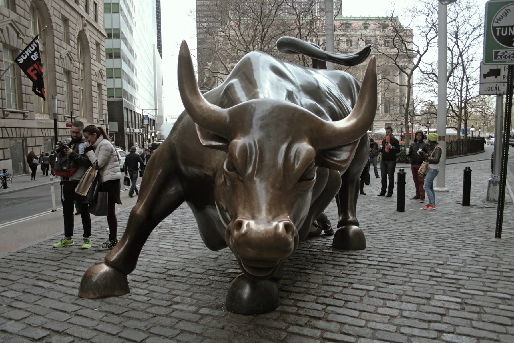 Wall Street & Charging Bull